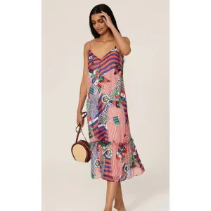 Lauren Ralph Lauren Multi Printed Shift Dress, Women’s Size 2, Nautical