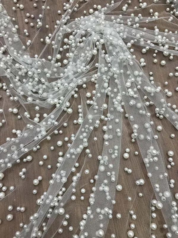 Lavender Modest Tulle Pearl Spaghetti Straps Long Prom Dress with Slit,MP626