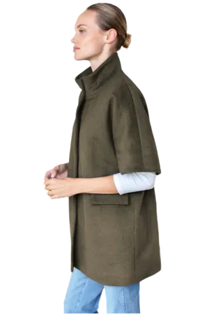 Layering Jacket in Army Green