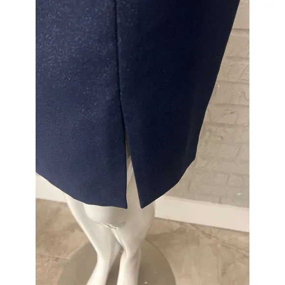 Le Suit Petite Women Navy 3 PCS Skirt Suit Size 8P