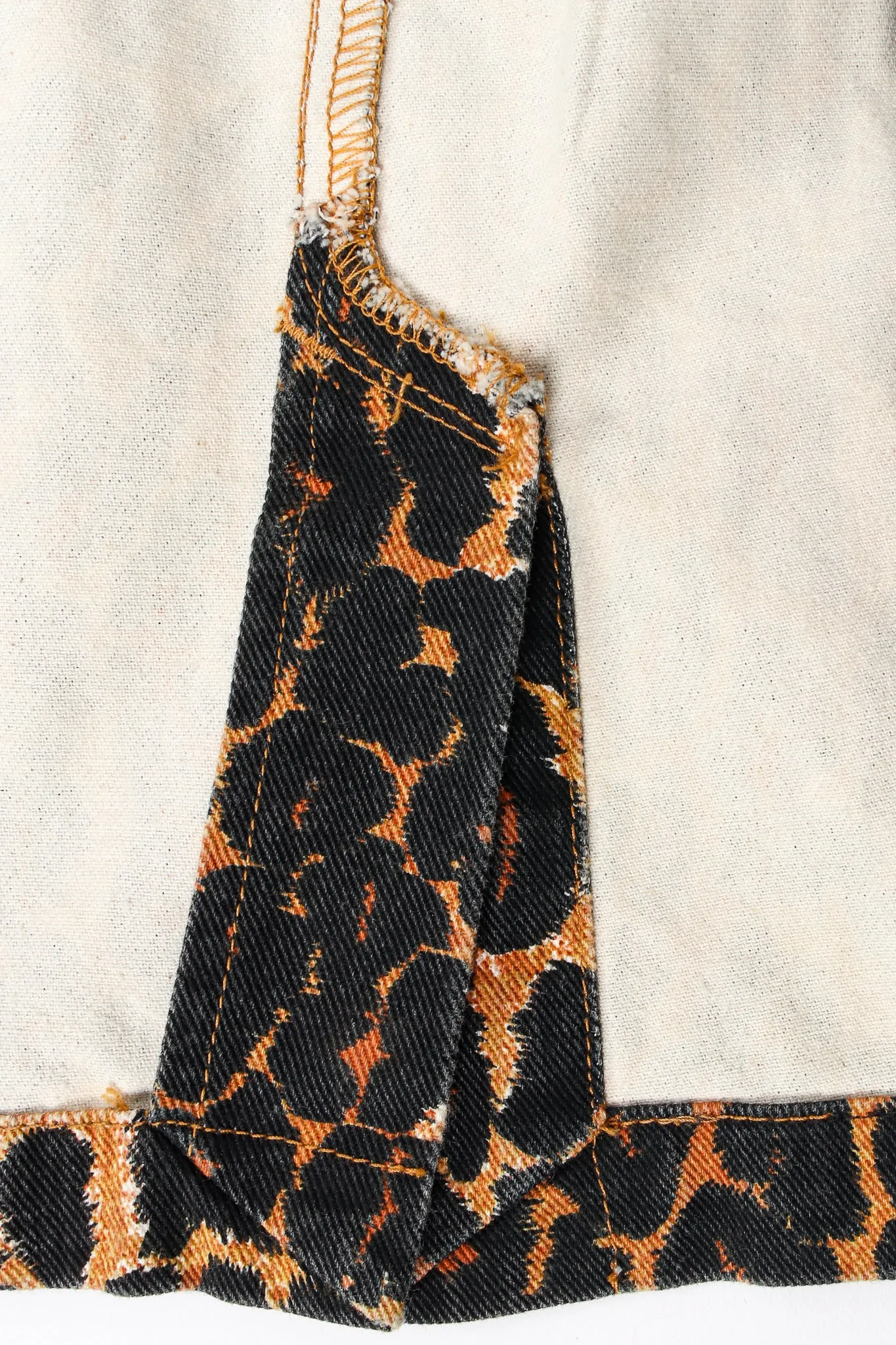Leopard Print Twill Jacket