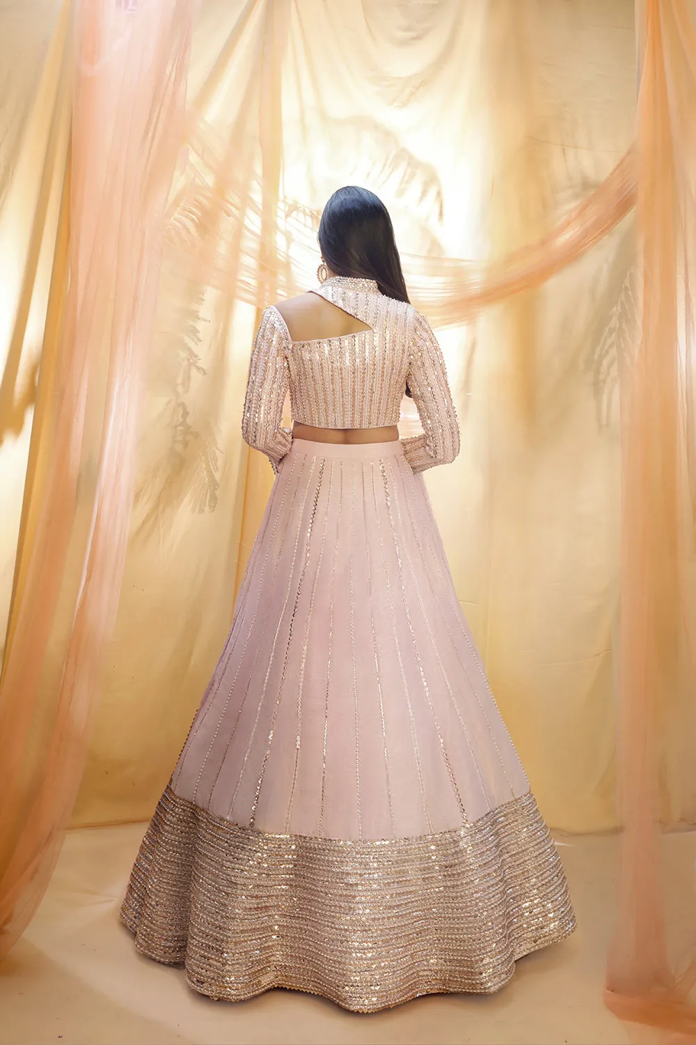 Lilac Lehenga Set