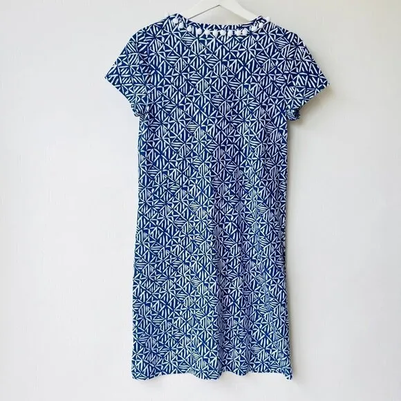 ❤️Lilly Pulitzer Etta pompom trim dress in blue Size XS
