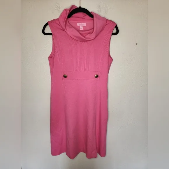 LILLY PULITZER Finn Ponte Knit Shift Dress  Pink Size xs