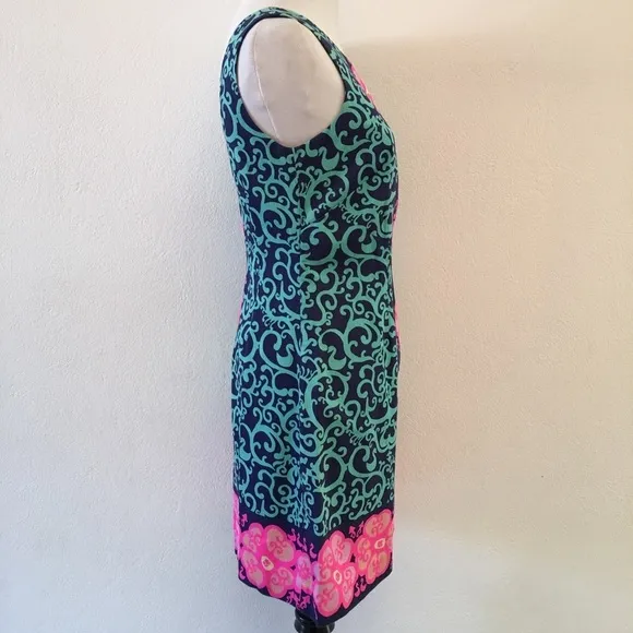 Lilly Pulitzer Sleeveless Floral Dress Size 2
