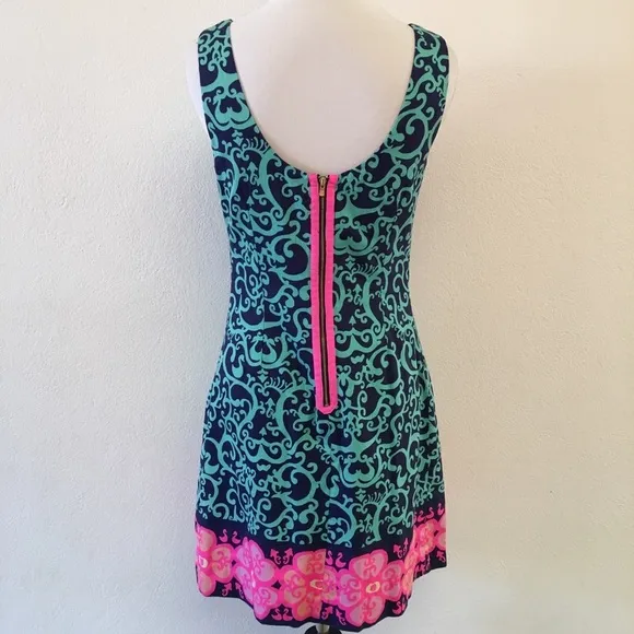 Lilly Pulitzer Sleeveless Floral Dress Size 2