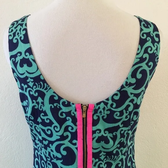 Lilly Pulitzer Sleeveless Floral Dress Size 2