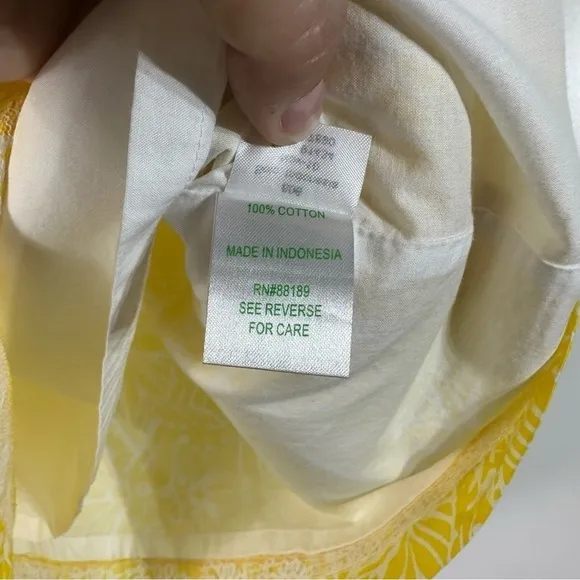 Lilly Pulitzer Starburst Yellow White Starburst Stamped Sullivan Shift Dress