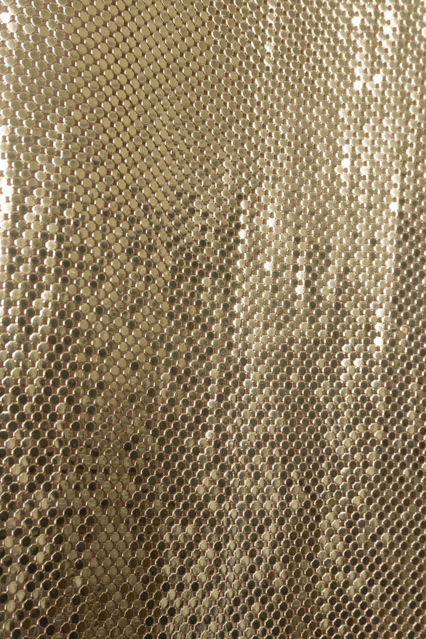 Liquid Gold Mesh Shift Dress