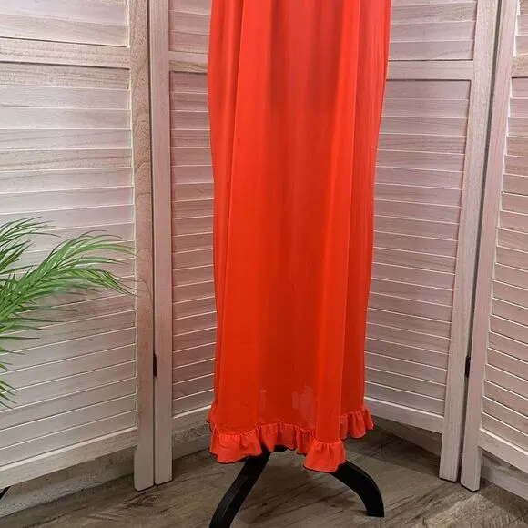 Lorraine Vintage 2-pc Nightgown &amp; Robe Housedress Set Medium