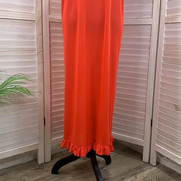 Lorraine Vintage 2-pc Nightgown &amp; Robe Housedress Set Medium