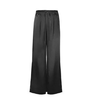 Lounge Wide Leg Pant - Black