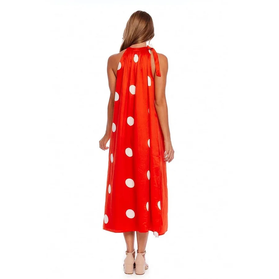 Lowe Bow Tie Maxi Dress