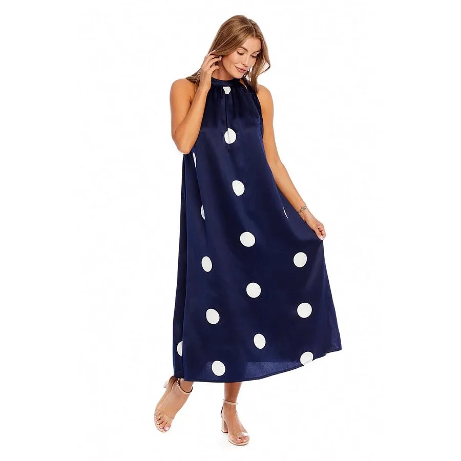 Lowe Bow Tie Maxi Dress