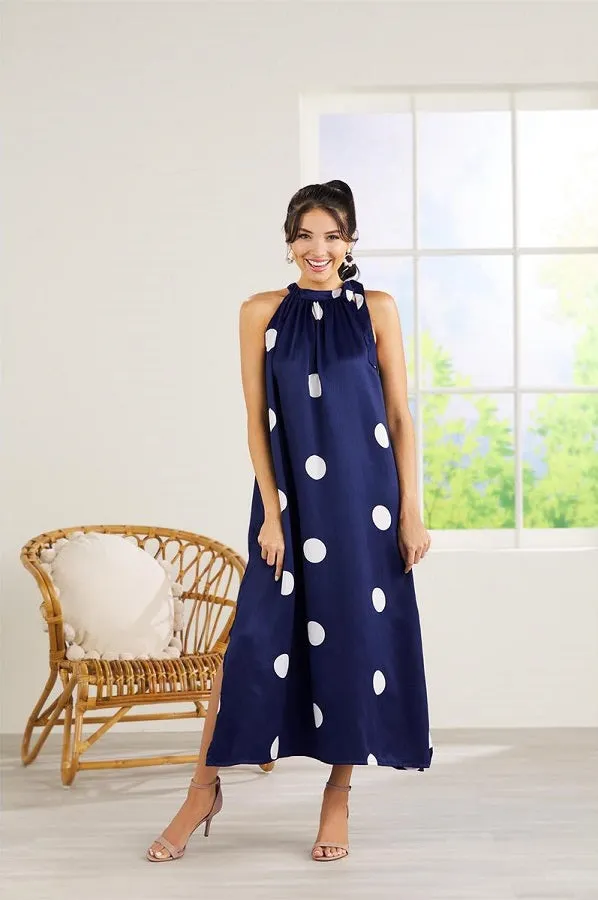 Lowe Bow Tie Maxi Dress
