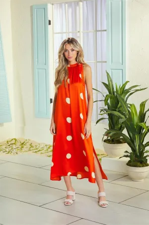Lowe Bow Tie Maxi Dress