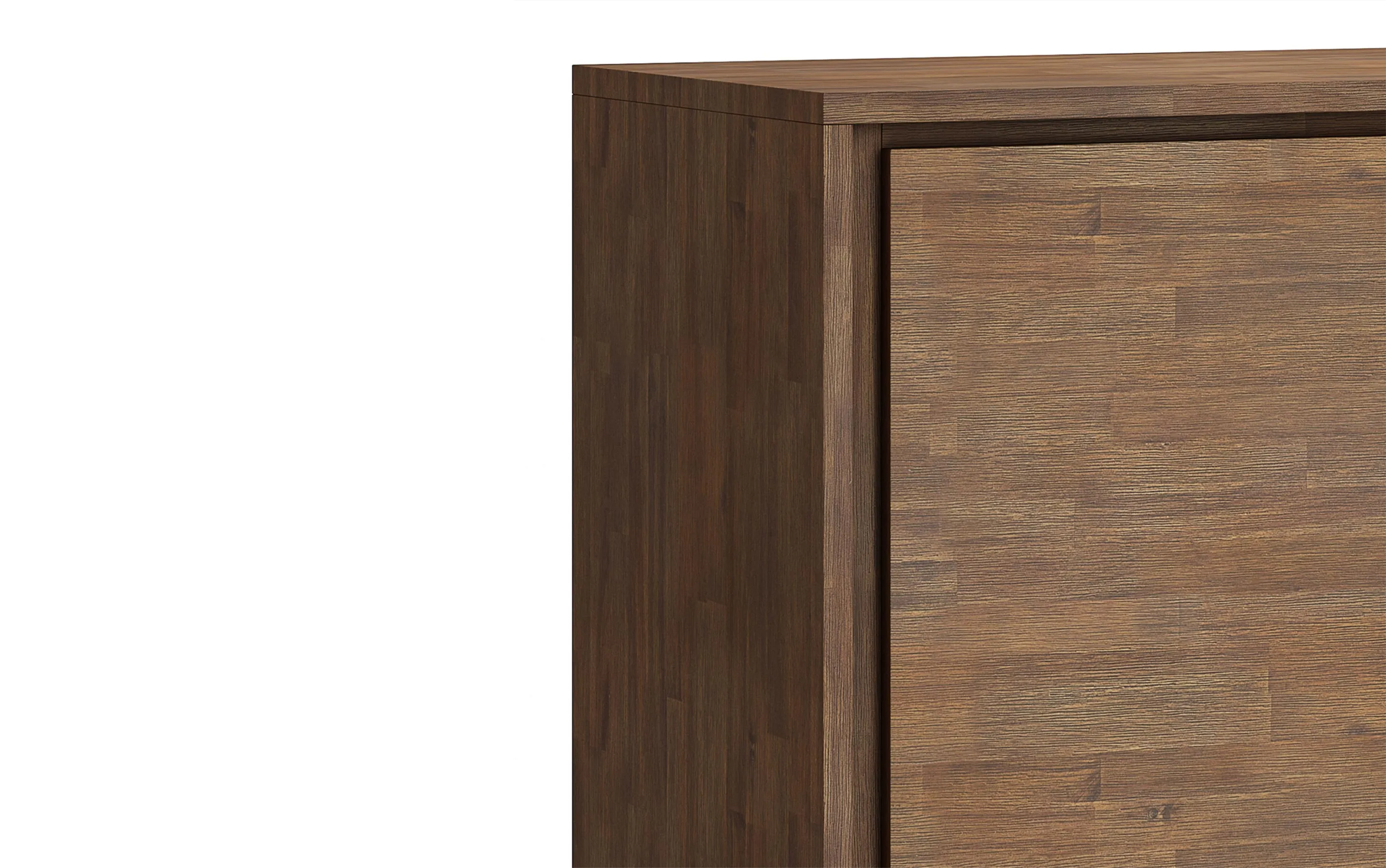Lowry 39 inch Storage Cabinet (Set of 2) in Acacia