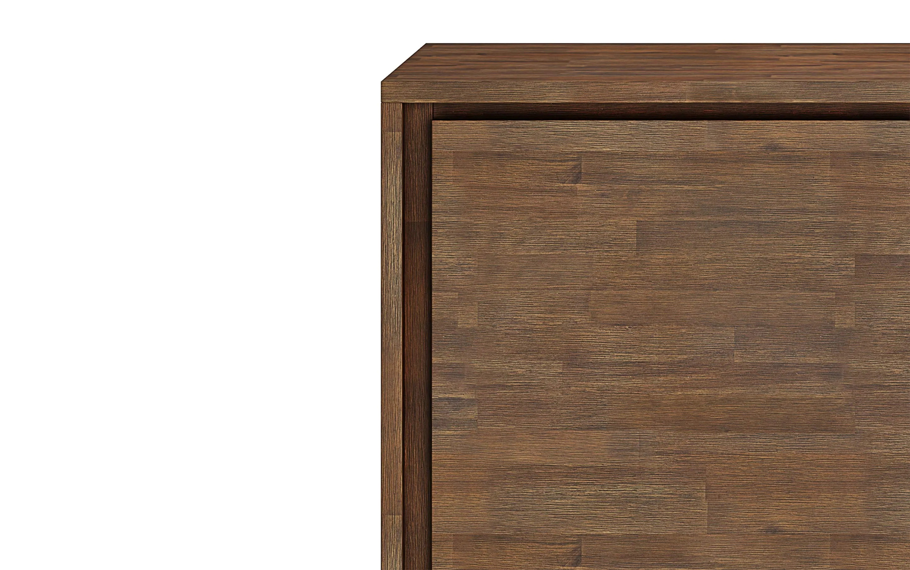 Lowry 39 inch Storage Cabinet (Set of 2) in Acacia