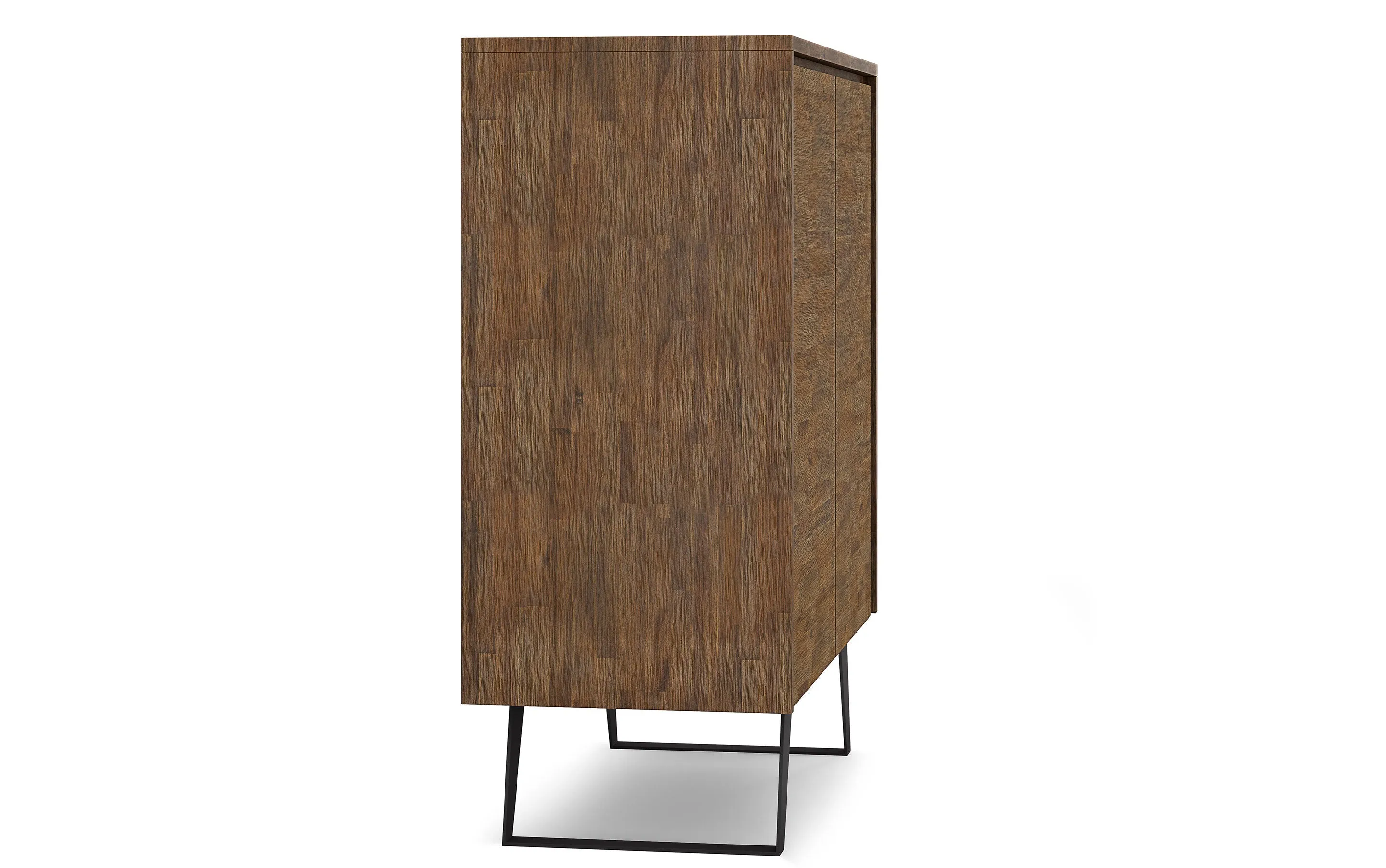 Lowry 39 inch Storage Cabinet (Set of 2) in Acacia