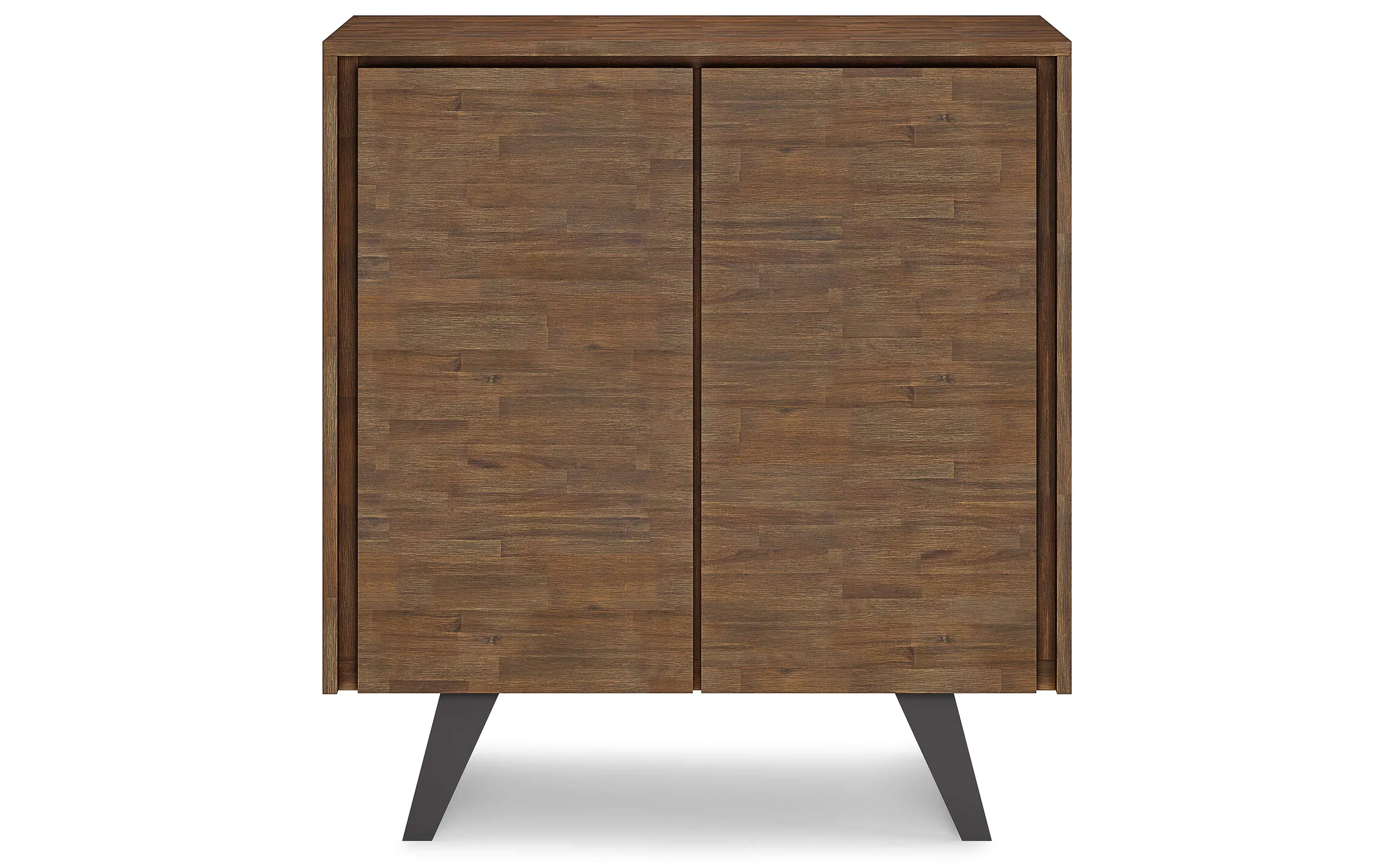 Lowry 39 inch Storage Cabinet (Set of 2) in Acacia