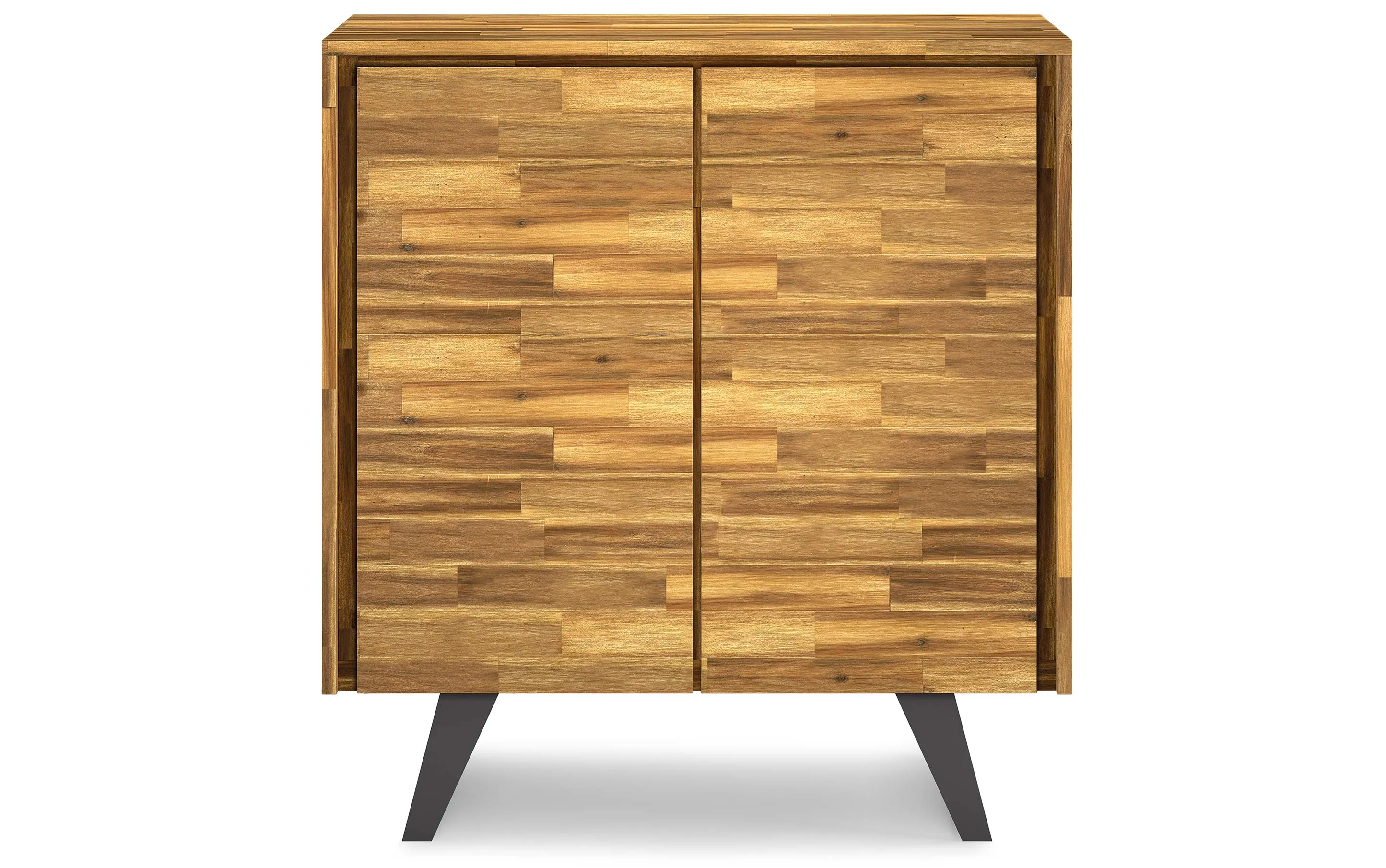 Lowry 39 inch Storage Cabinet (Set of 2) in Acacia