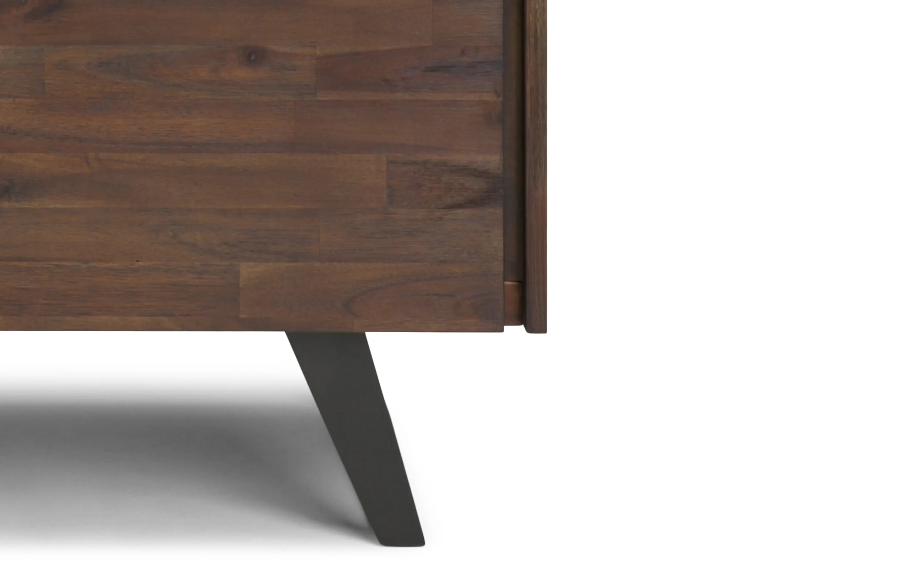Lowry 39 inch Storage Cabinet (Set of 2) in Acacia
