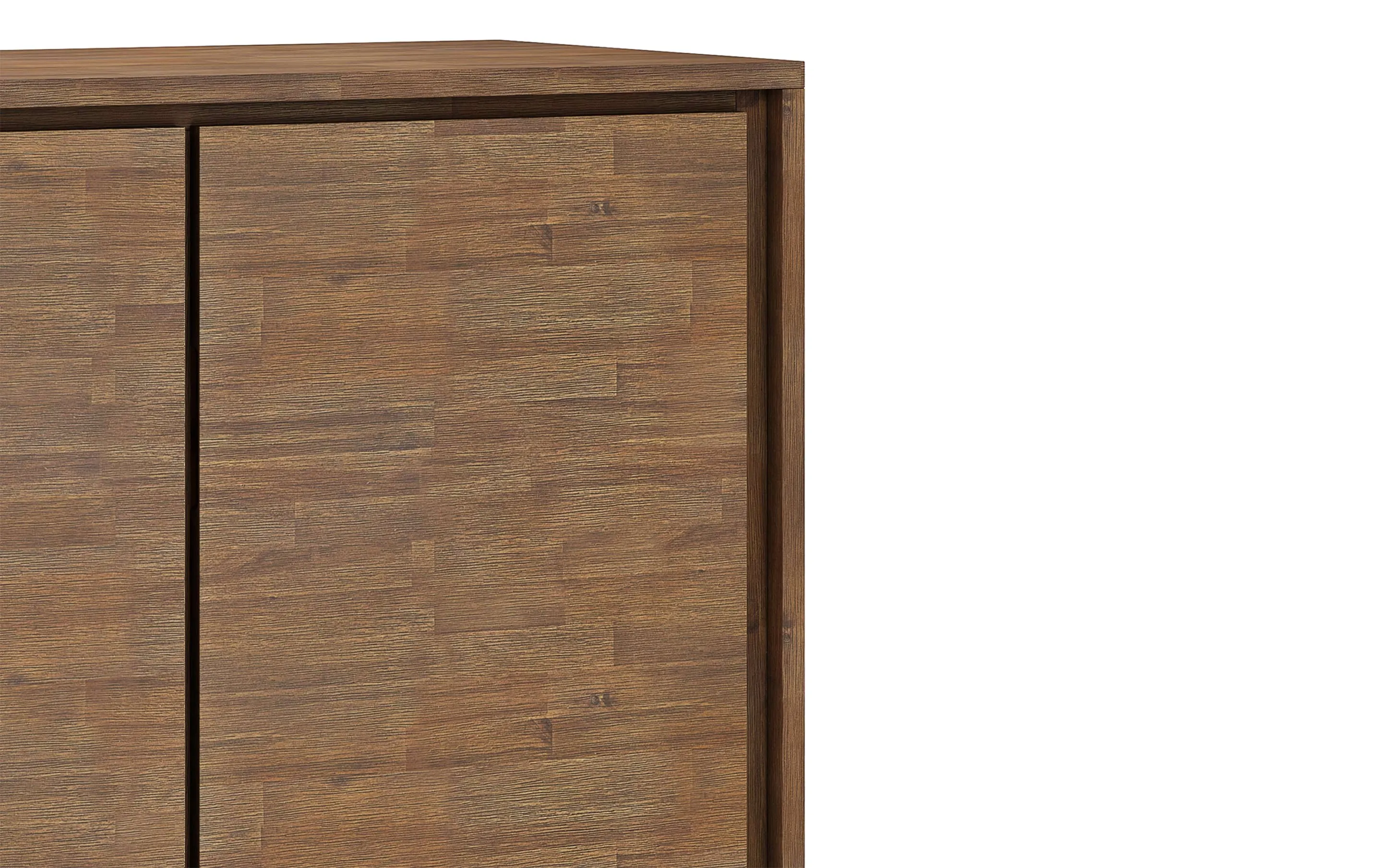 Lowry 39 inch Storage Cabinet (Set of 2) in Acacia