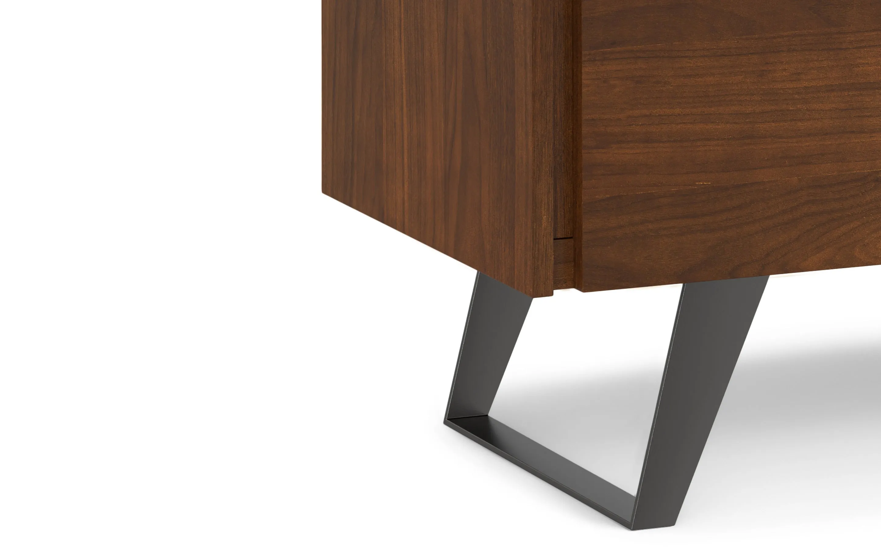 Lowry 39 inch Storage Cabinet (Set of 2) in Walnut