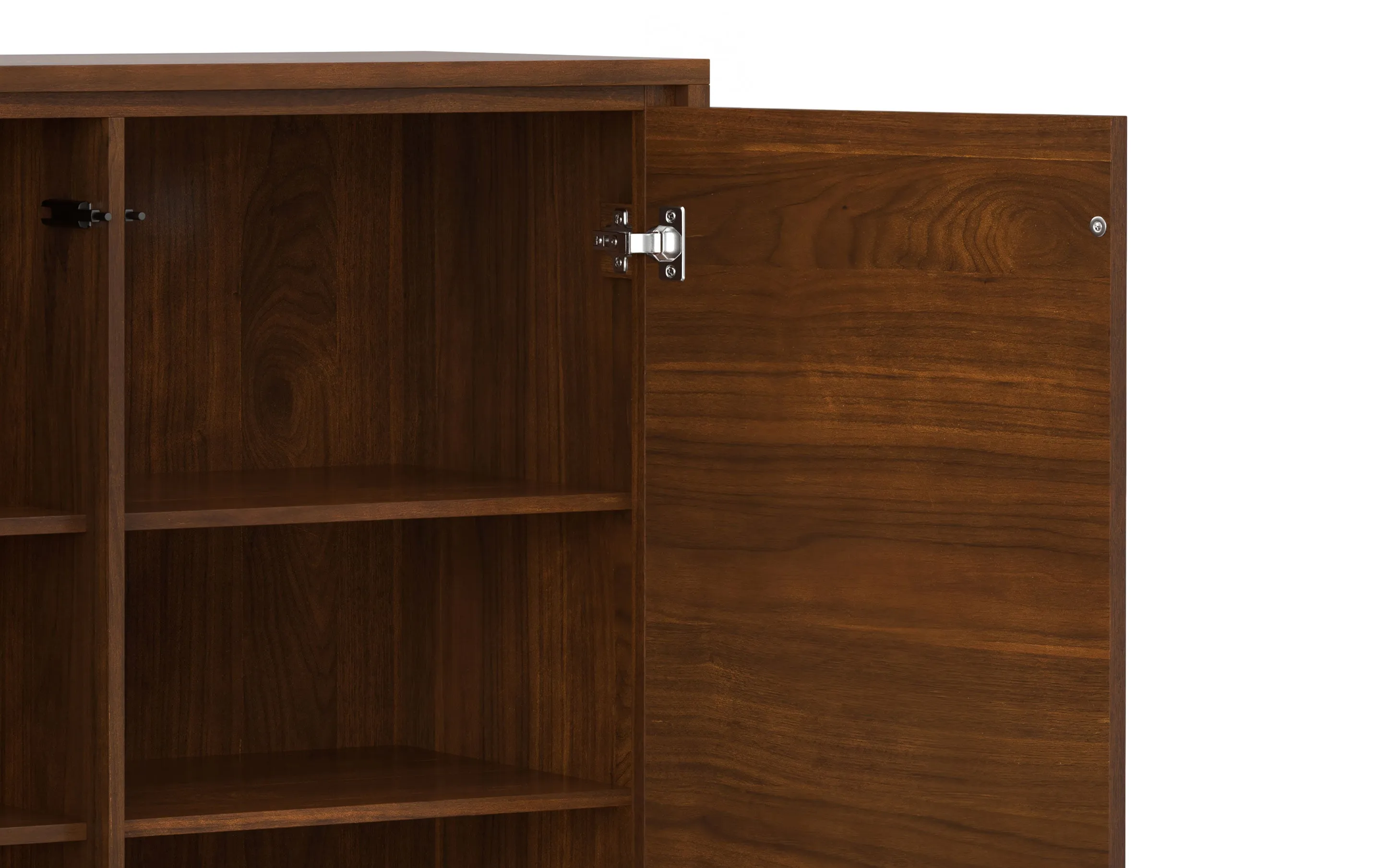 Lowry 39 inch Storage Cabinet (Set of 2) in Walnut