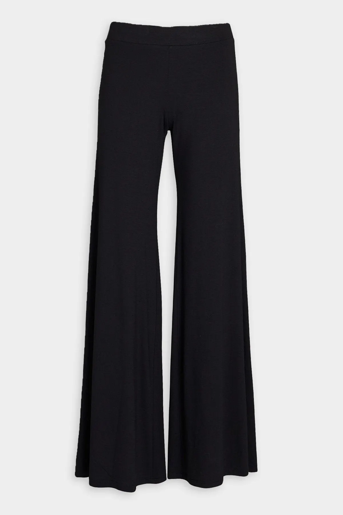 Luxe Knit Wide Leg Pant in Black