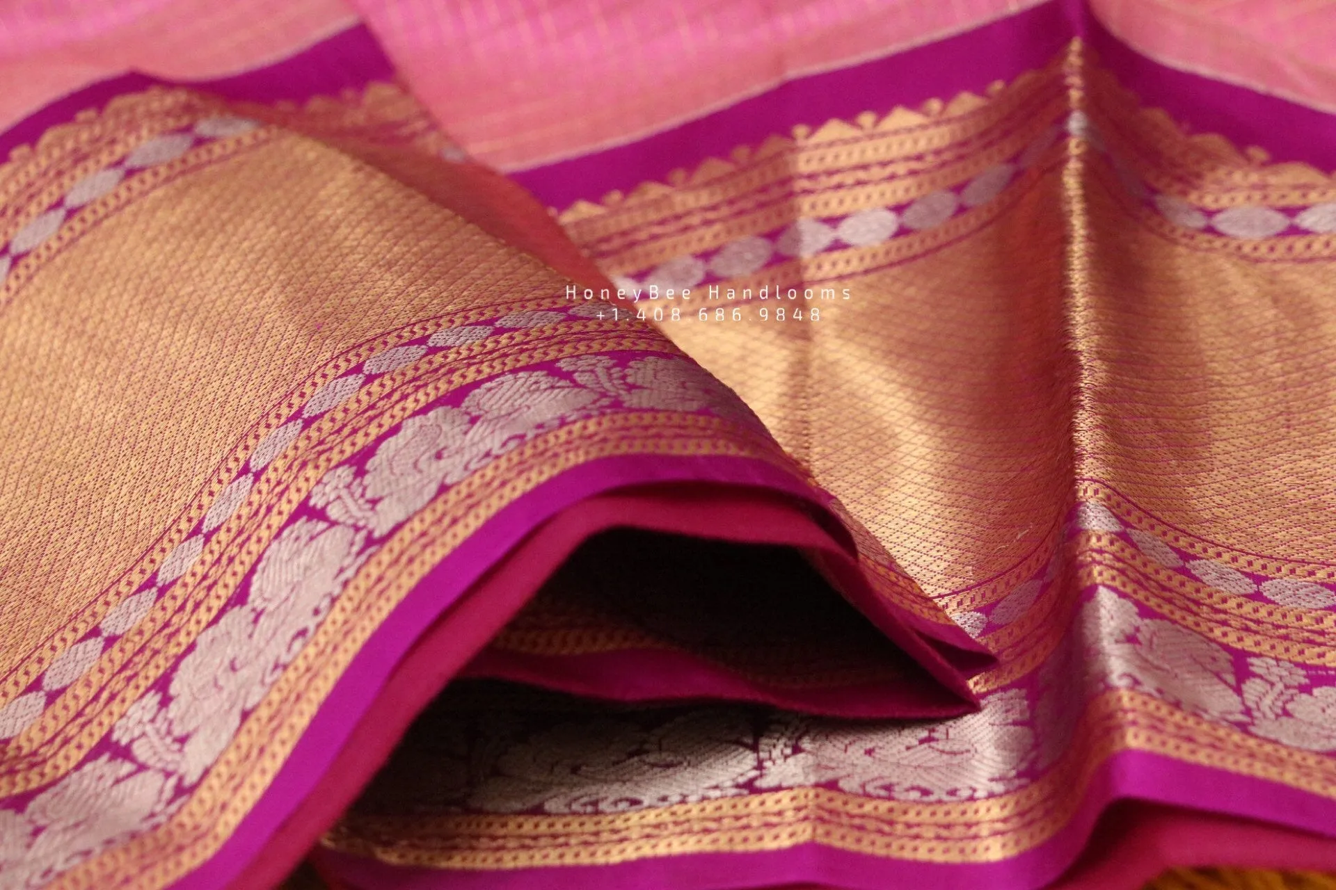 Lyte Weight Pattu Saree blouse -Pattu Blouse -Kuppadam Tissue Pattu Saree blouse - Saree Blouse - Pink Saree Blouse - Handloom saree