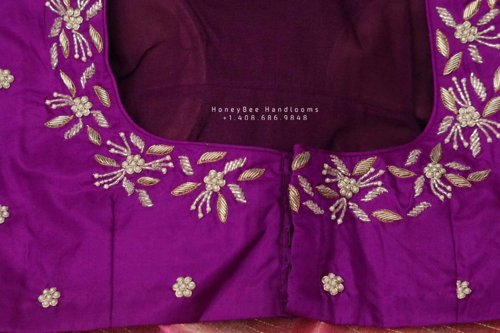 Lyte Weight Pattu Saree blouse -Pattu Blouse -Kuppadam Tissue Pattu Saree blouse - Saree Blouse - Pink Saree Blouse - Handloom saree