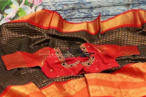 Lyte weight Pattu Sarees online,South Indian Sarees,Pure Silk Sarees,Kanjivaram Saree,kanchi pattu saree,Zari saree,Handloom saree - NIHIRA