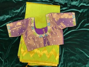 Lyte weight Pattu Sarees online,South Indian Sarees,Pure Silk Sarees,Kanjivaram Saree,kanchi pattu saree,Zari saree,Pastel saree - NIHIRA