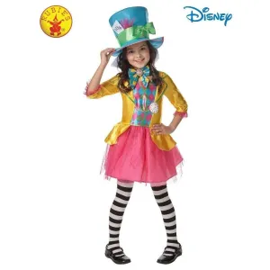 Mad Hatter Girls Deluxe Costume Size 3 5