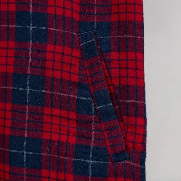 Madewell Edina Tee Shirt Mini Plaid Check Dress Flannel size XXS