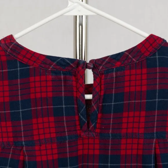 Madewell Edina Tee Shirt Mini Plaid Check Dress Flannel size XXS
