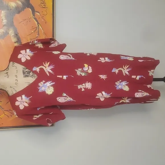 Madewell Novel Dress in Bird of Paradise Size Small Style#L9078