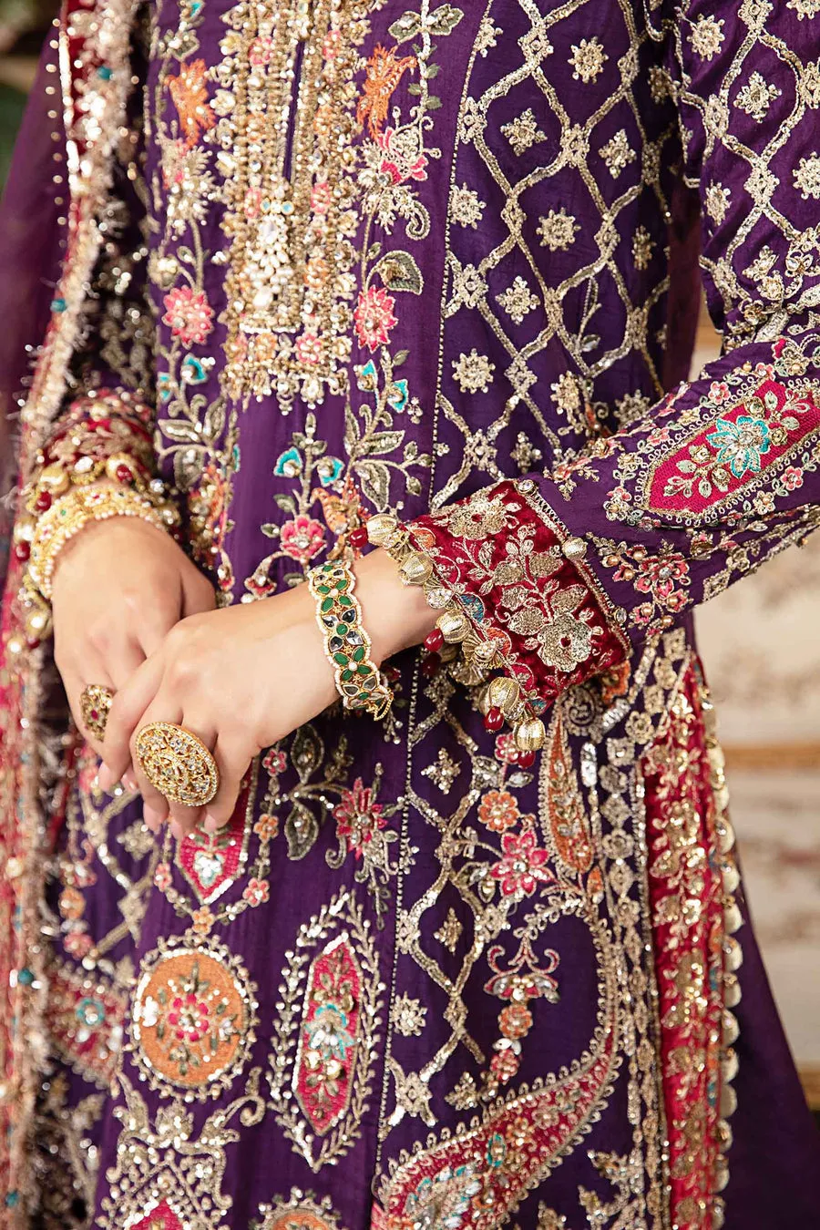 Maria.B | Embroidered Organza Suit '24 | MBD-2903