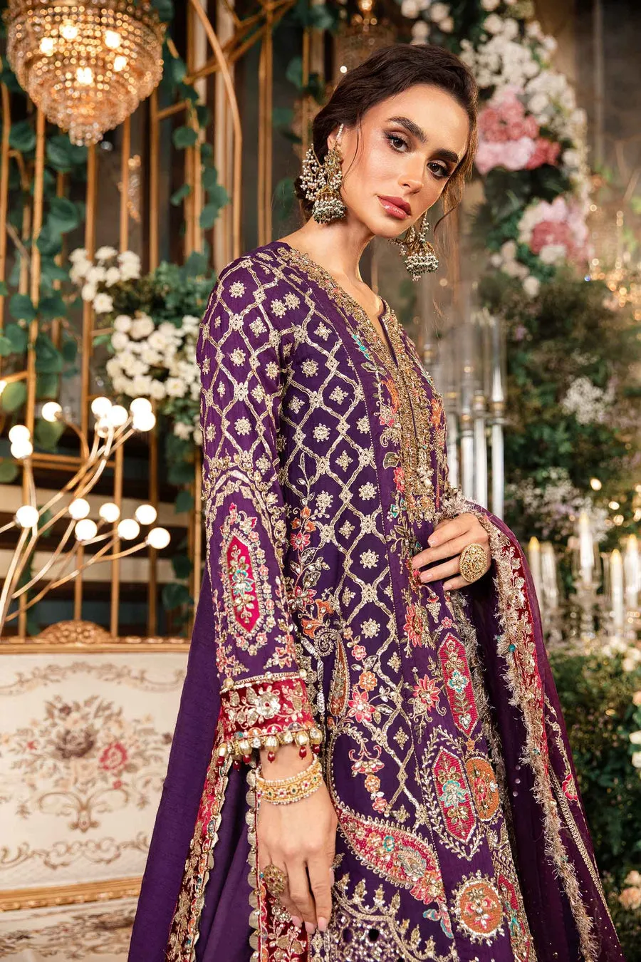 Maria.B | Embroidered Organza Suit '24 | MBD-2903