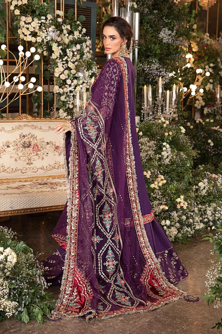 Maria.B | Embroidered Organza Suit '24 | MBD-2903