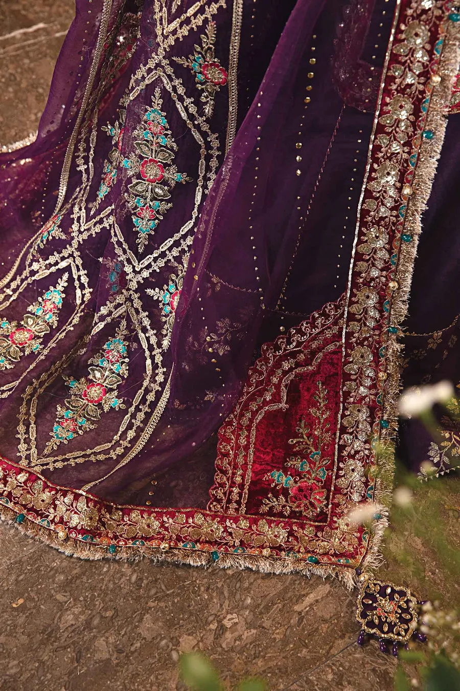 Maria.B | Embroidered Organza Suit '24 | MBD-2903