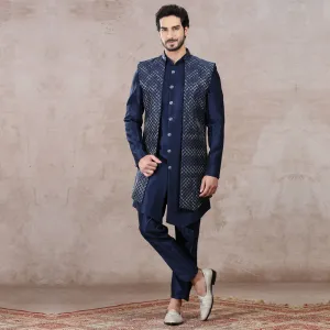 Marine Midnight Blue Indo-Western