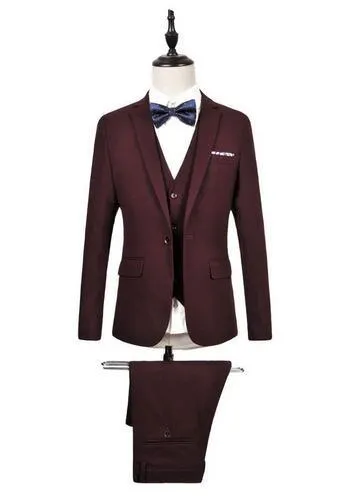 Men's 3 piece Suit Slim Fit up to 6XL