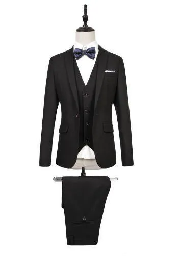 Men's 3 piece Suit Slim Fit up to 6XL