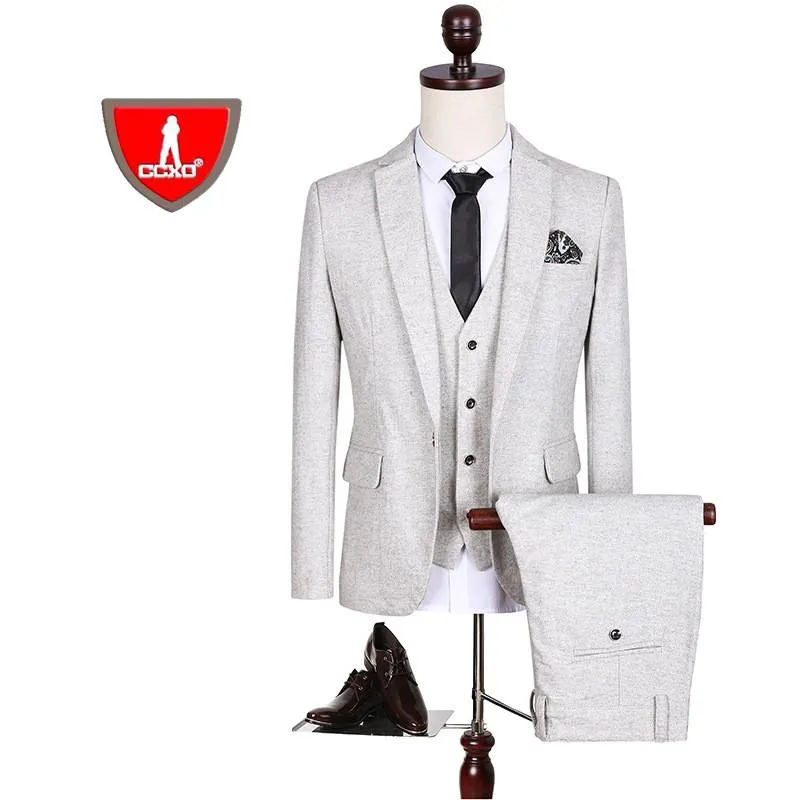 Men's 3 Piece Suit Up To 5XL