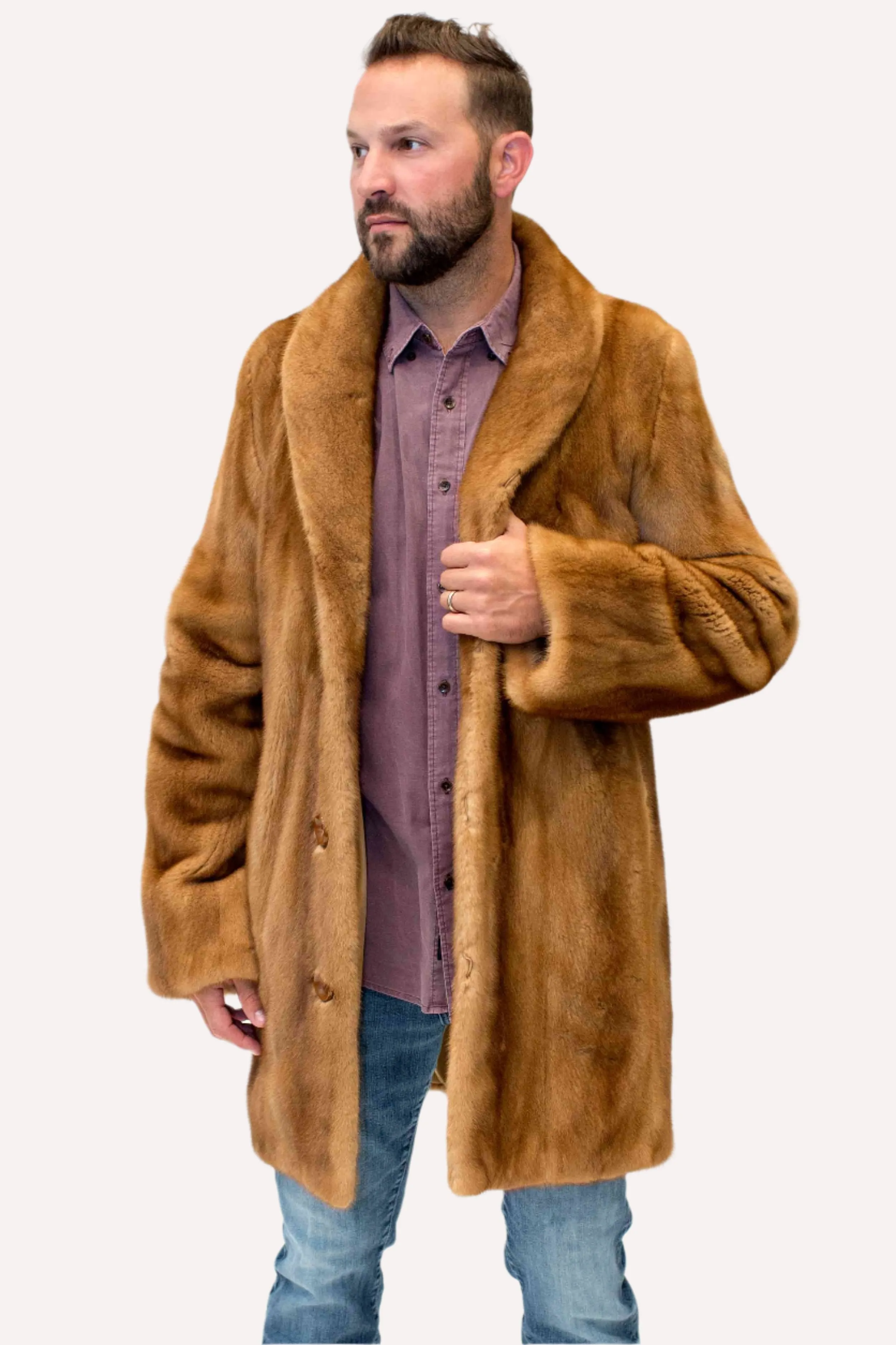 Men's Female Mink Fur Stroller