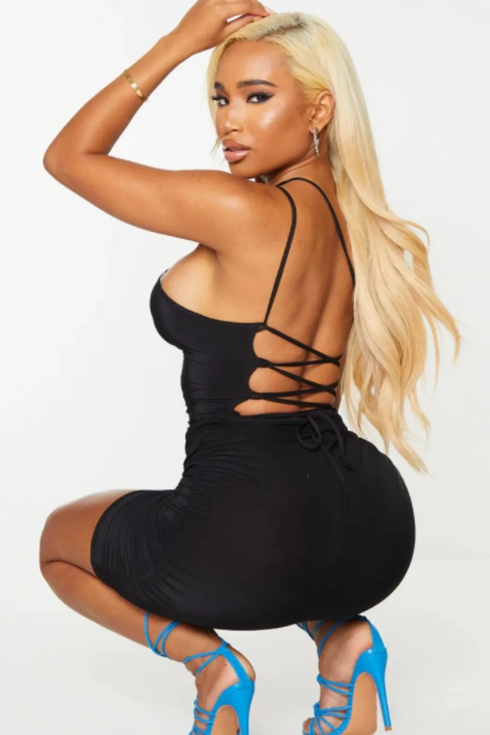 Mini One Shoulder Black Dress