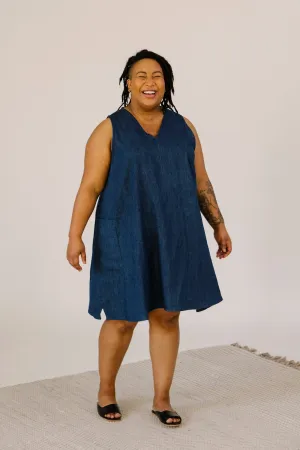 Mira Dress - Denim