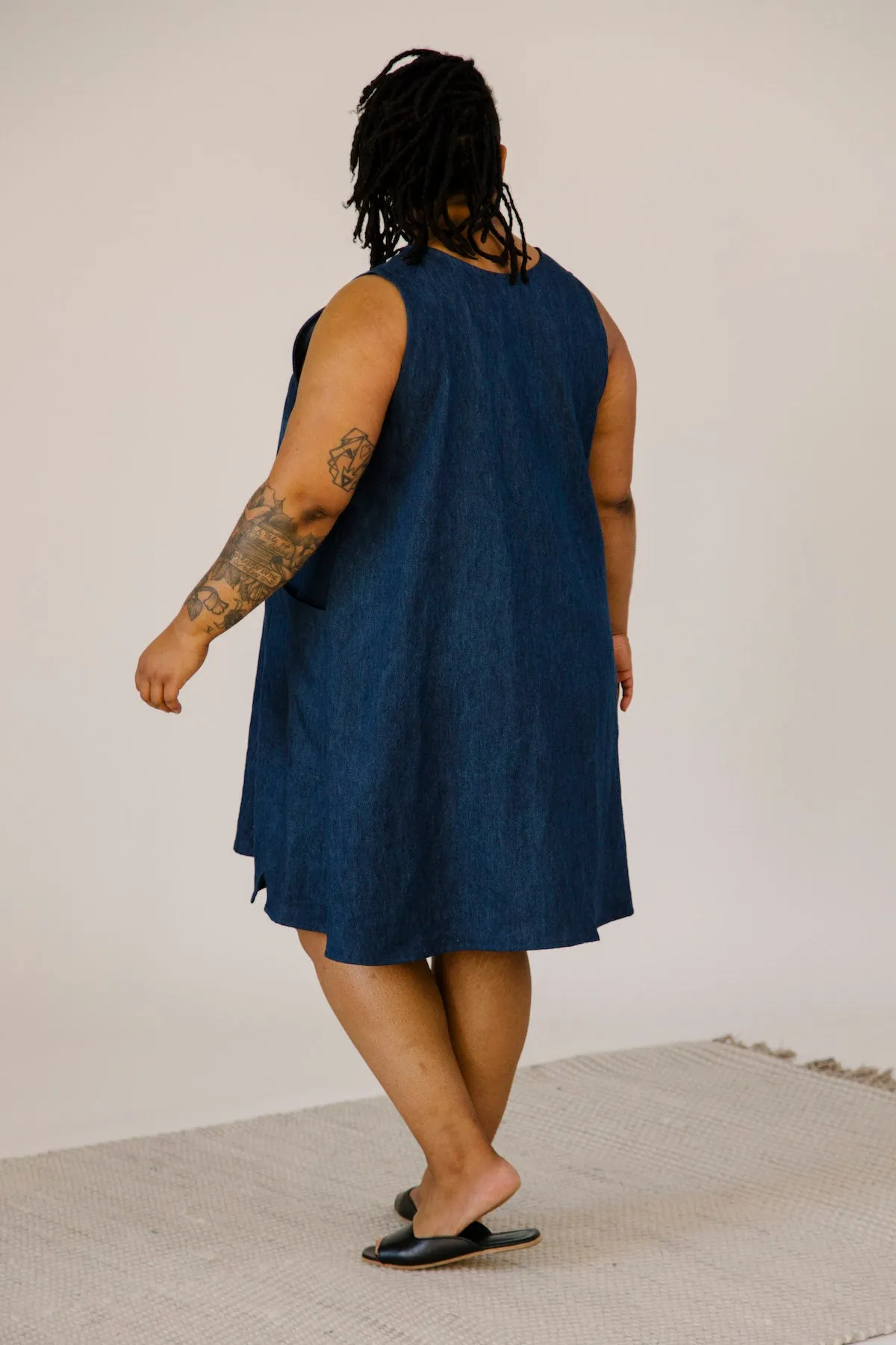 Mira Dress - Denim